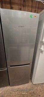 Bosch koelvriescombinatie rvs met garantie, Ophalen, 200 liter of meer, Met aparte vriezer, 160 cm of meer