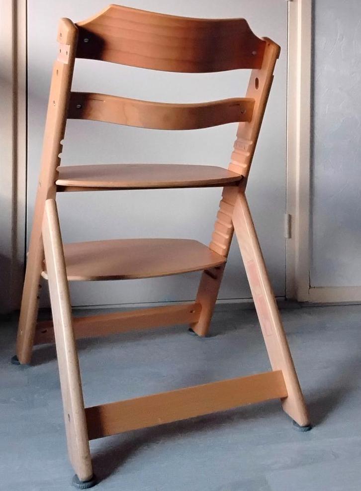 Houten Meegroeistoel - Verstelbaar en Duurzaam, Kinderen en Baby's, Kinderstoelen, Gebruikt, Meegroeistoel, Aanschuifbaar, Ophalen