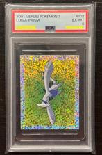 Lugia Merlin Pokemon 3 sticker - 2001 HOLO PRISMATIC PSA 6, Verzenden, Zo goed als nieuw, Overige typen, Foil