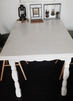 Eetkamertafel uitschuifbaar, Ophalen, Gebruikt, 100 tot 150 cm, 50 tot 100 cm