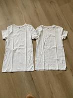 2 witte basic shirts wit van Hema maat 146/152, Gebruikt, Jongen of Meisje, Ophalen of Verzenden, Shirt of Longsleeve