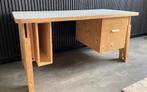 Design bureau met HPL-blad – verstelbaar – 150 x 70 cm, Huis en Inrichting, Bureaus, Ophalen, In hoogte verstelbaar, Gebruikt