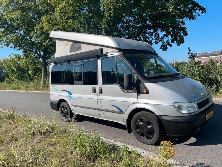 Ford transit nugget buscamper uit 2003, Caravans en Kamperen, Campers, Particulier, tot en met 4, Buscamper of Camperbus, Ford