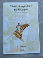Panfluit Repertoire - Costel Puscoiu Deel 3, Muziek en Instrumenten, Bladmuziek, Ophalen of Verzenden, Les of Cursus, Klassiek