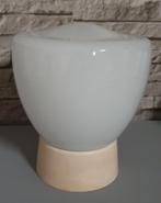 Vintage plafonnière of plafondlamp van glas, Ophalen of Verzenden, Glas
