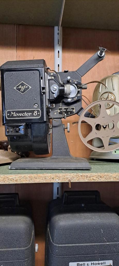 Agfa Movector 8 Filmprojector, Audio, Tv en Foto, Diaprojectors, Gebruikt, Met scherm, Ophalen