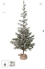Kunstkerstboom met sneeuw, Intratuin H1.80 en versiering, Diversen, Kerst, Ophalen, Zo goed als nieuw