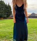 Vintage Blauwe Gala Jurk - Maat S, -, Blauw, -, Ophalen of Verzenden