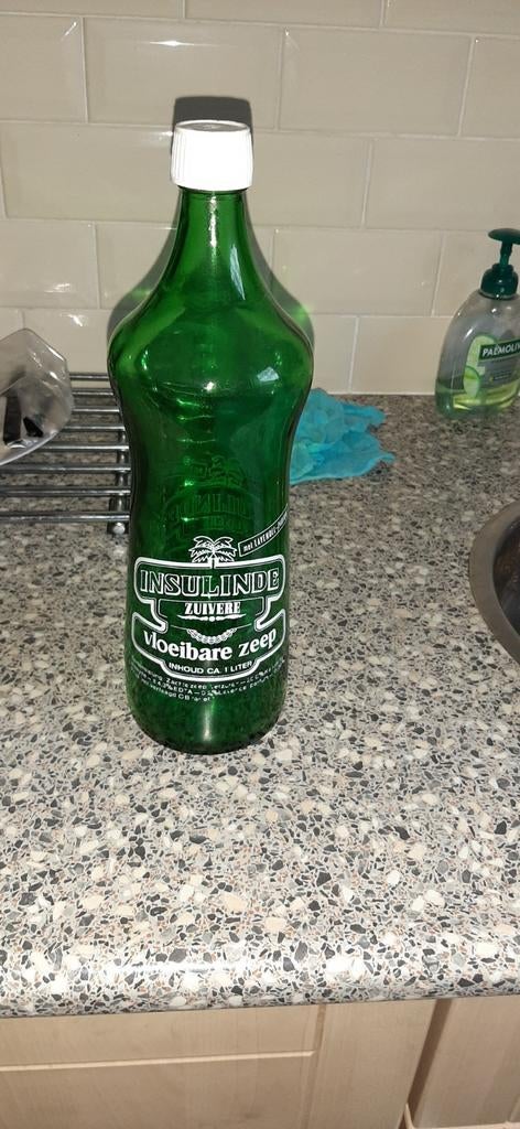 Vintage Insulinde Zeepfles, Ophalen, Schoonmaakmiddel