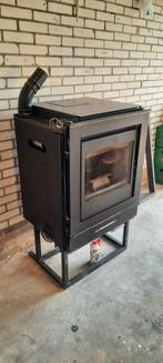 Pelletkachel Edilkamin Idropellbox, Huis en Inrichting, Kachels, Ophalen, Gebruikt, Inbouw, Pelletkachel