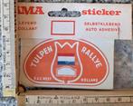 Vintage sticker Tulpen Rallye R.A.C. West Holland vama, Ophalen of Verzenden, Nieuw, Overige typen