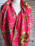 sjaal met bloemen nr CC 966, Verzenden, Zo goed als nieuw, Maat 46/48 (XL) of groter, Sjaal
