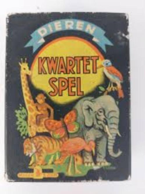 Dierenkwartetten, stedenkwartet en sprookjeskwartet, Verzamelen, Speelkaarten, Jokers en Kwartetten, Gebruikt, Kwartet(ten), Ophalen of Verzenden