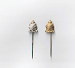 2 militaire speldjes Korps Mariniers, Verzamelen, Ophalen of Verzenden, Gebruikt, Overige onderwerpen, Speldje of Pin