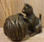 URN met SPELENDE POES / brons / as urn, Nieuw, Info@huisentuindecoratiemarie.nl, Huis en tuin decoratie marie, Peize