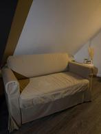 Twee Zits Slaapbank - Comfortabel en Praktisch, Ophalen, Tweepersoons, Zo goed als nieuw, 120 cm