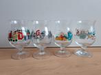 4 Duvel glazen USA Amerika (ook los te koop), Verzamelen, Biermerken, Ophalen of Verzenden, Zo goed als nieuw, Glas of Glazen