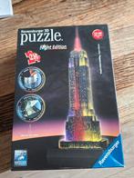 Ravensburger 3D puzzle empire state building night edition, Ophalen of Verzenden, Minder dan 500 stukjes, Zo goed als nieuw, Rubik's of 3D-puzzel