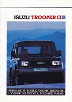 Brochure Isuzu Trooper 06-1989 ZWITSERLAND, Overige merken, Ophalen of Verzenden, Zo goed als nieuw, Isuzu