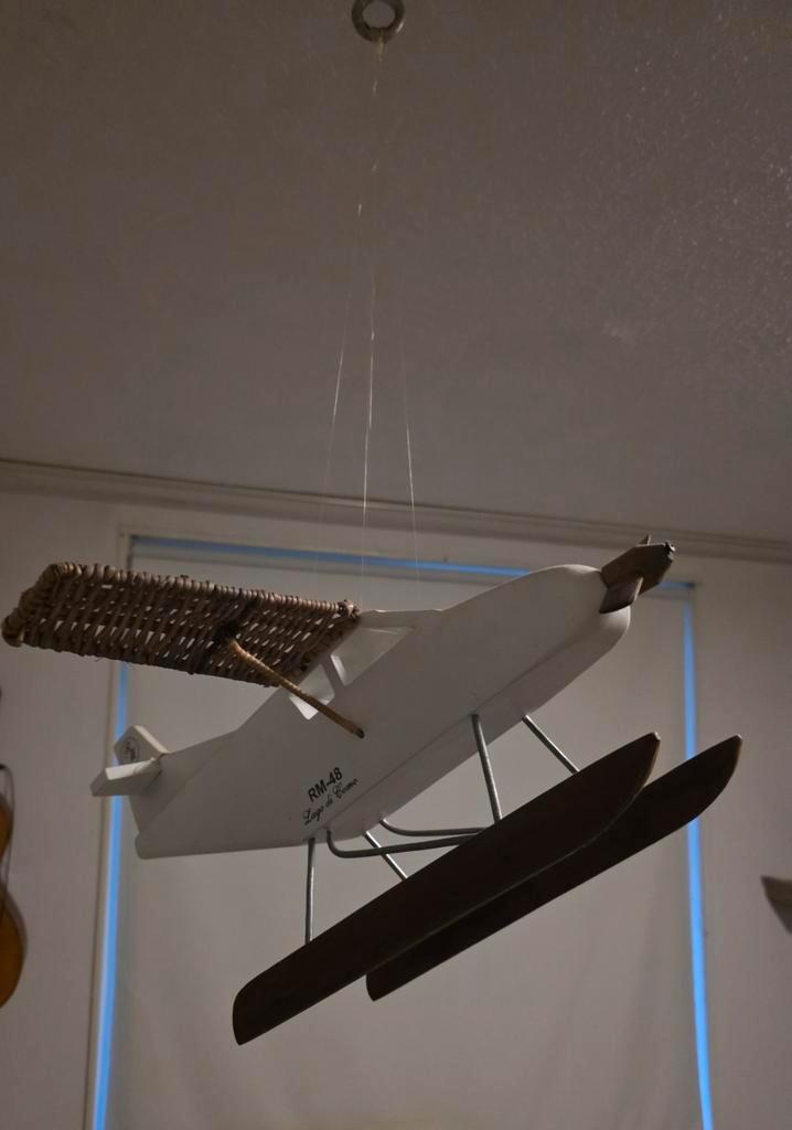 Riviera Maison Rattan Watervliegtuig, Huis en Inrichting, Woonaccessoires | Overige, Zo goed als nieuw, Ophalen of Verzenden