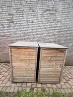 Container ombouw 2x (hout), Ophalen, Gebruikt, Hout, Containerberging