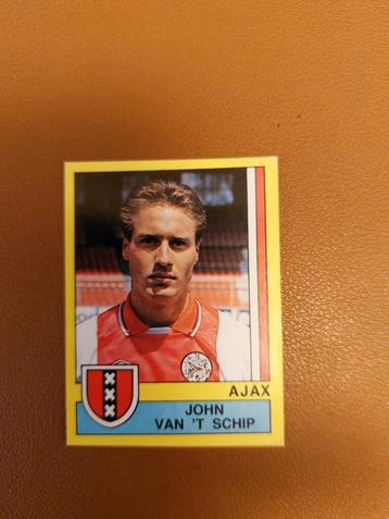 panini voetbal 90 john van 't schip ajax 1990  beschikbaar voor biedingen