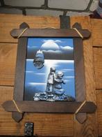 Apart 3-d schilderijtje breedte 30 cm hoogte 36 cm, Minder dan 50 cm, Ophalen of Verzenden, Zo goed als nieuw, Schilderij