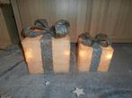 Kerstcadeau's  met verlichting., Ophalen, Gebruikt