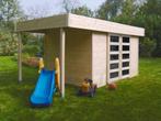 Veiling tuinhuizen - Gratis levering, Nieuw, 400 cm of meer, Met overkapping, Hout
