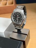 Vintage Tag Heuer Aquaracer quartz swiss made horloge!, Zwart, Ophalen of Verzenden, Zo goed als nieuw, Conditie