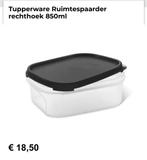 tupperware ruimtespaarder 850ml, Ophalen of Verzenden, Zo goed als nieuw, Overige typen