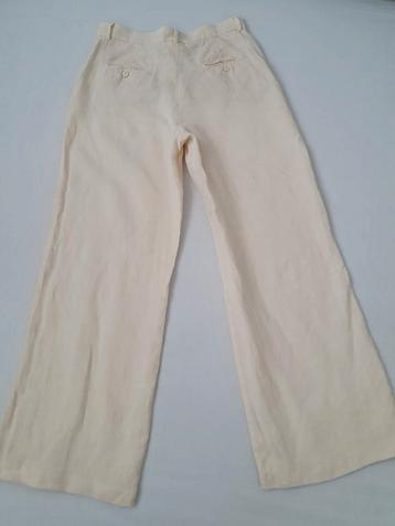 Max Mara ecru linnen broek maat 8/38 beschikbaar voor biedingen