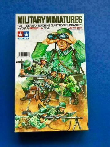 TAMIYA 35038 German Machine Gun Troops 1/35 beschikbaar voor biedingen