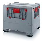 Opvouwbare AUER palletbox bigbox met 4 inwerpluiken + deksel, Ophalen, Nieuw