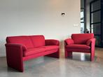 Leolux Bora Bora 2-zitsbank met fauteuil - Rood