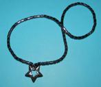 Hematiet collier met ster hanger, Verzenden, Zwart, Nieuw, Overige materialen