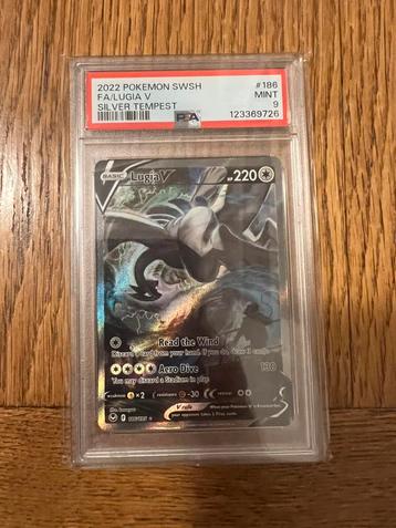 Full art Lugia V 186 PSA 9 beschikbaar voor biedingen