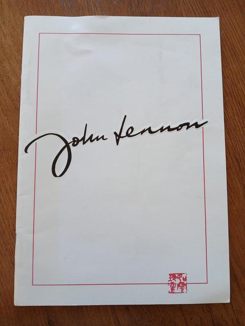 John Lennon Expositie eigen teken/schilderwerk Londen 1988, Verzamelen, Muziek, Artiesten en Beroemdheden, Nieuw, Boek, Tijdschrift of Artikel