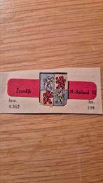 Sigarenbanden Zaandijk, Ophalen, Zo goed als nieuw, Sigarenbandjes