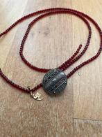 Bloedkoraal en clip Friese klederdracht, Sieraden, Tassen en Uiterlijk, Ophalen of Verzenden, Zilver, Overige typen, Met edelsteen