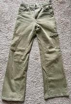 Zara utility jeans olijfgroen maat 164, Broek, Meisje, Ophalen of Verzenden, Zo goed als nieuw