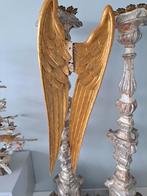 Antieke Houten Engelen Vleugels met Bladgoud, Ophalen of Verzenden