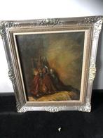 Schilderij klassiek jacht, wildtafreel 1946 olieverf op doek, Ophalen