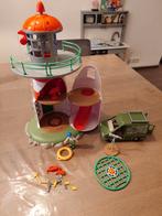 Brandweerman Sam vuurtoren en auto, Dieren en Toebehoren, Ophalen of Verzenden, Gebruikt