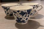 Beatrix Blauw Kopjes & Schotels - Set van 3, Antiek en Kunst, Ophalen of Verzenden