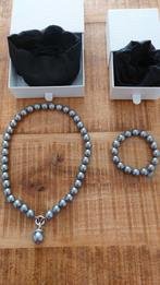 Ti Sento set, Sieraden, Tassen en Uiterlijk, Armbanden, Ophalen of Verzenden, Zo goed als nieuw, Zilver, Zilver