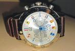 Stoere XL Heren Horloge, Overige merken, Staal, Gebruikt, Ophalen of Verzenden