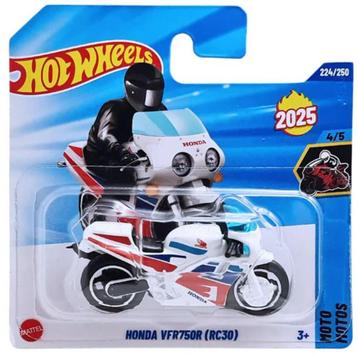 2025 Hot Wheels Honda VFR750 (RC30) haakje gebogen beschikbaar voor biedingen