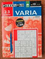 Puzzeltijd Varia niveau 2-3 groot

(Nieuw), Hobby en Vrije tijd, Denksport en Puzzels, Ophalen of Verzenden, Nieuw, Puzzelboek