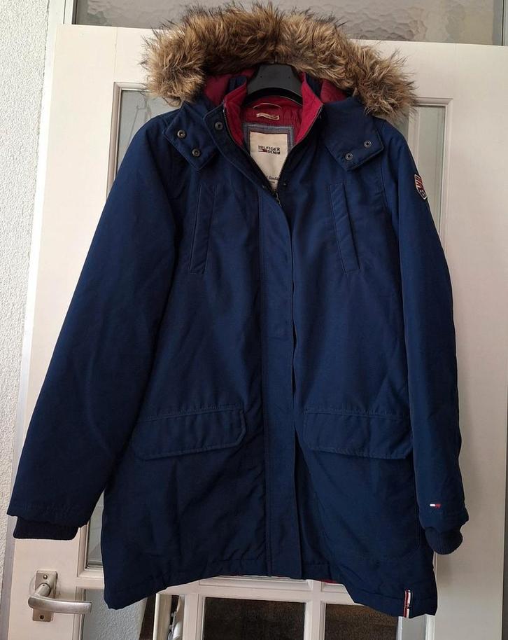 🌹Marine blauwe  Tommy Hilfiger jas mt L🌹, Kleding | Dames, Jassen | Winter, Zo goed als nieuw, Maat 42/44 (L), Blauw, Ophalen of Verzenden